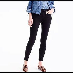 JCrew black toothpick jeans